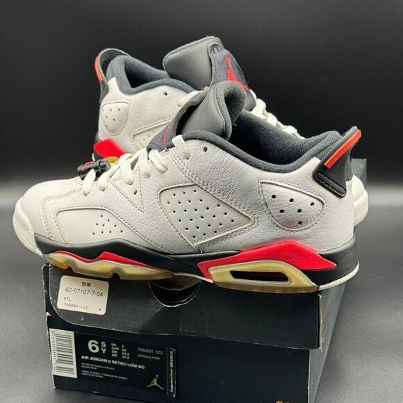 Air Jordan 6 Retro Low BG 'Infrared' - Picture 2 of 12